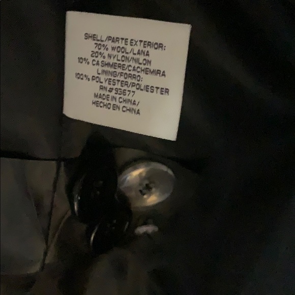 Black Dress Coat - Picture 4 of 4